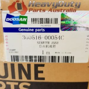 Doosan/Develon Starter Assy 300516-00054C Wheel Loader Excavator Heavy Duty Parts Australia Perth