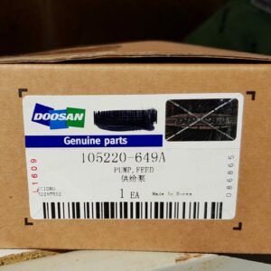 Doosan/Develon Feed Pump 105220-649A Excavator Heavy Duty Parts Australia Perth