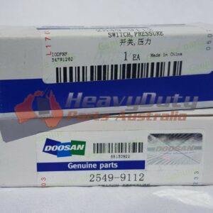 Doosan/Develon Pressure Switch 2549-9112 Excavator Heavy Duty Parts Australia Perth