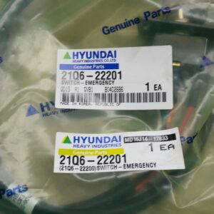 Hyundai Emergency Switch 21Q6-22201 Excavator Heavy Duty Parts Australia Perth