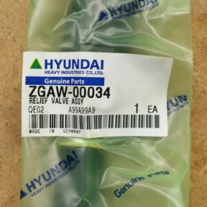 Hyundai Relief Valve Assy ZGAW-00034 Wheel Loader Heavy Duty Parts Australia Perth