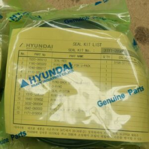 Hyundai Seal Kit 31Y1-28960 Excavator Heavy Duty Parts Australia Perth