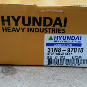 Hyundai Stop Valve Assy 31N8-97010 Excavator Heavy Duty Parts Australia Perth